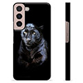 Samsung Galaxy S22 5G Beskyttende Cover - Sort Panter