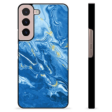 Samsung Galaxy S22 5G Beskyttende Cover - Farverig Marmor