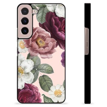 Samsung Galaxy S22 5G Beskyttende Cover - Romantiske Blomster