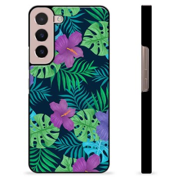 Samsung Galaxy S22 5G Beskyttende Cover - Tropiske Blomster