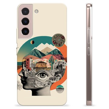 Samsung Galaxy S22 5G TPU Cover - Abstrakt Collage
