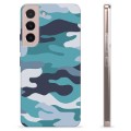 Samsung Galaxy S22 5G TPU Cover - Blå Camouflage