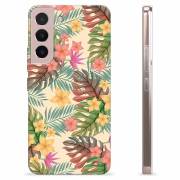 Samsung Galaxy S22 5G TPU Cover - Lyserøde Blomster