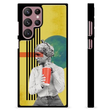 Samsung Galaxy S22 Ultra 5G Beskyttende Cover - Retro Kunst