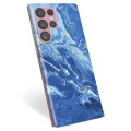Samsung Galaxy S22 Ultra 5G TPU Cover - Farverig Marmor
