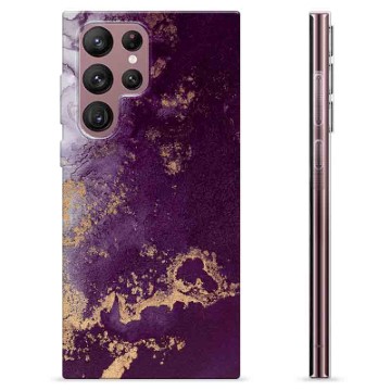 Samsung Galaxy S22 Ultra 5G TPU Cover - Gylden Plomme