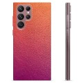 Samsung Galaxy S22 Ultra 5G TPU Cover - Ombre Læder