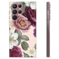 Samsung Galaxy S22 Ultra 5G TPU Cover - Romantiske Blomster