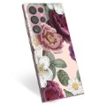 Samsung Galaxy S22 Ultra 5G TPU Cover - Romantiske Blomster