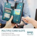 Samsung Galaxy S22+ 5G Caseme C22-etui RFID-kortpung - Grøn