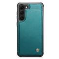 Samsung Galaxy S22+ 5G Caseme C22-etui RFID-kortpung - Grøn