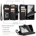 Samsung Galaxy S23 5G Caseme 2-i-1 Multifunktionel Pung - Sort