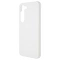 Samsung Galaxy S23 5G Gummibelagt Plastik Cover - Hvid