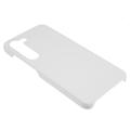 Samsung Galaxy S23 5G Gummibelagt Plastik Cover - Hvid