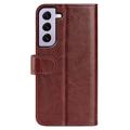 Samsung Galaxy S23 5G Pung Taske med Magnetisk Lukning - Brun