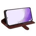 Samsung Galaxy S23 5G Pung Taske med Magnetisk Lukning - Brun