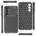 Samsung Galaxy S23 FE Beetle Karbonfiber TPU Cover - Sort