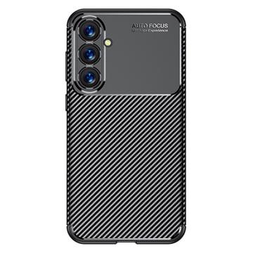 Samsung Galaxy S23 FE Beetle Karbonfiber TPU Cover - Sort