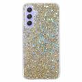 Samsung Galaxy S23 FE Glitter Flakes TPU Cover - Guld