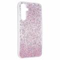 Samsung Galaxy S23 FE Glitter Flakes TPU Cover - Pink