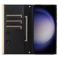 Samsung Galaxy S23 FE Luksus Vatteret Pung - Sort