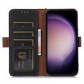 Samsung Galaxy S23 FE Læderpung med RFID - Sort