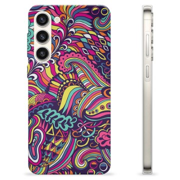 Samsung Galaxy S23+ 5G TPU Cover - Abstrakte Blomster