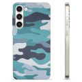 Samsung Galaxy S23+ 5G TPU Cover - Blå Camouflage