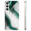 Samsung Galaxy S23+ 5G TPU Cover - Smaragd Marmor