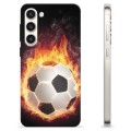 Samsung Galaxy S23+ 5G TPU Cover - Fodbold Flamme