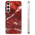 Samsung Galaxy S23+ 5G TPU Cover - Rød Marmor