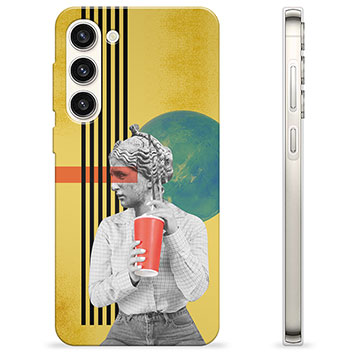 Samsung Galaxy S23+ 5G TPU Cover - Retro Kunst