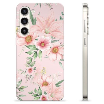 Samsung Galaxy S23+ 5G TPU Cover - Vandfarveblomster
