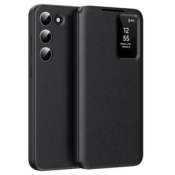 Samsung Galaxy S23 Smart Clear View Flip Case med Kortslot