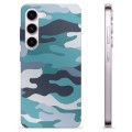 Samsung Galaxy S23 5G TPU Cover - Blå Camouflage
