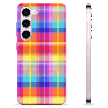 Samsung Galaxy S23 5G TPU Cover - Flannel Skjorte
