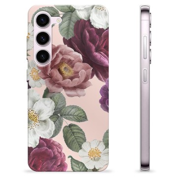 Samsung Galaxy S23 5G TPU Cover - Romantiske Blomster