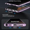 Samsung Galaxy S23 Ultra 5G Magnetisk Cover med Hærdet Glas - Privatliv