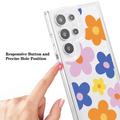 Samsung Galaxy S23 Ultra Fashion TPU Cover - farverige blomster