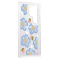 Samsung Galaxy S23 Ultra Fashion TPU Cover - blomster / jordbær