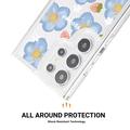 Samsung Galaxy S23 Ultra Fashion TPU Cover - blomster / jordbær