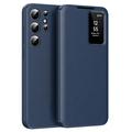 Samsung Galaxy S23 Ultra Smart Clear View Flip etui med kortplads