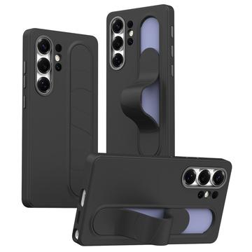 Samsung Galaxy S23 Ultra Smart hybrid cover med stående greb - Sort