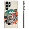 Samsung Galaxy S23 Ultra 5G TPU Cover - Abstrakt Collage