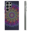 Samsung Galaxy S23 Ultra 5G TPU Cover - Farverig Mandala