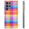 Samsung Galaxy S23 Ultra 5G TPU Cover - Flannel Skjorte