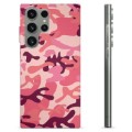 Samsung Galaxy S23 Ultra 5G TPU Cover - Pink Camouflage