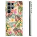 Samsung Galaxy S23 Ultra 5G TPU Cover - Lyserøde Blomster