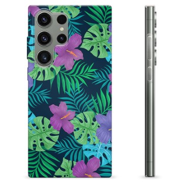 Samsung Galaxy S23 Ultra 5G TPU Cover - Tropiske Blomster