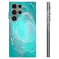 Samsung Galaxy S23 Ultra 5G TPU Cover - Turkis Swirl